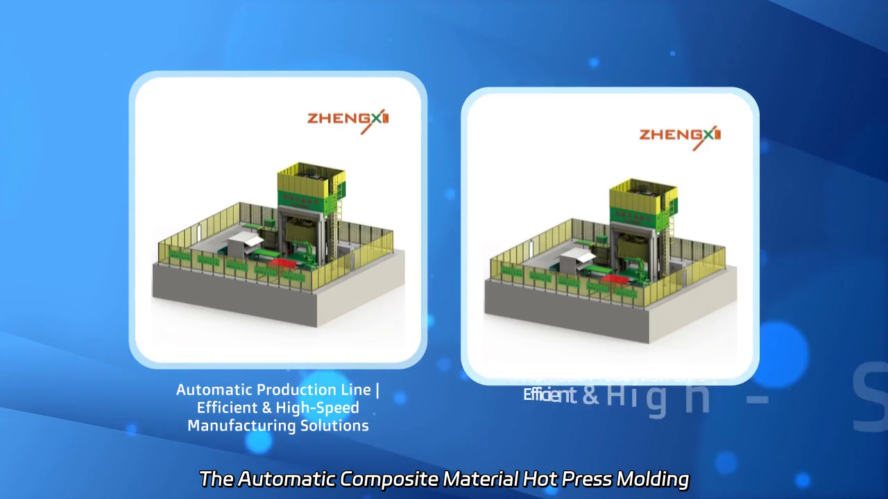 Automatic Composite Material Hot Press Molding Production Line