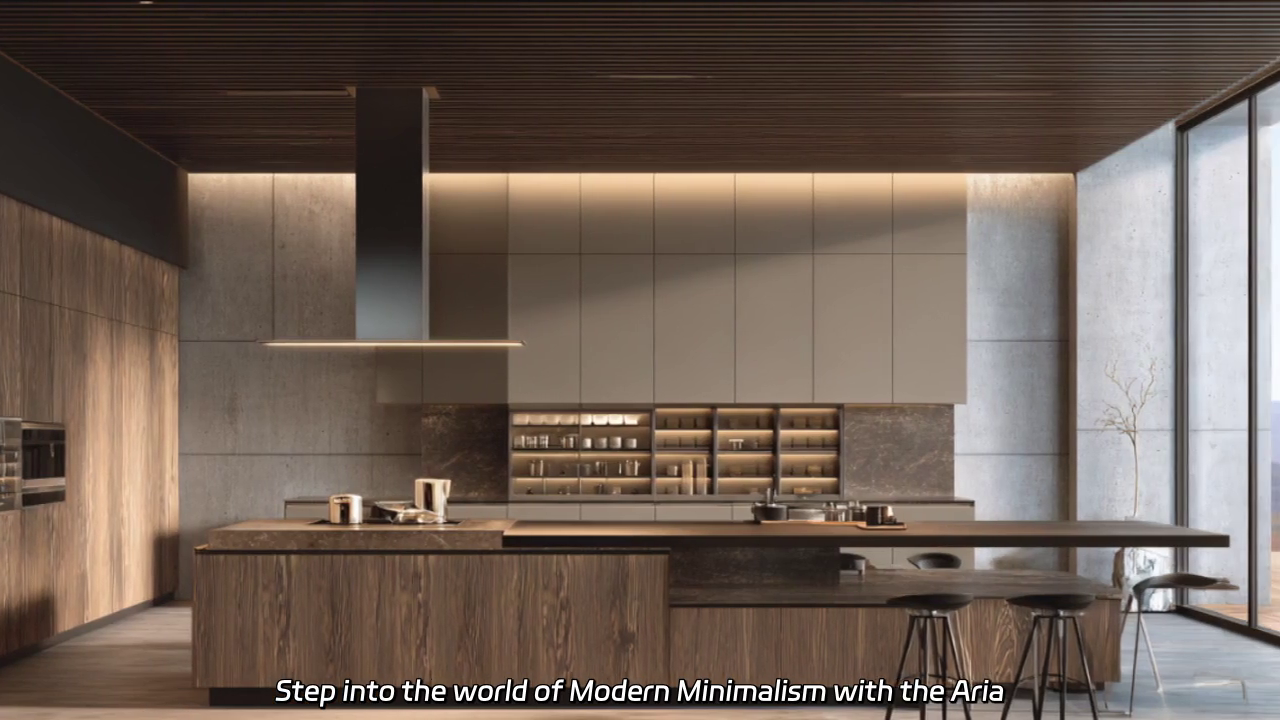 Modern Minimalism: The Aria Series Kitchen Experience