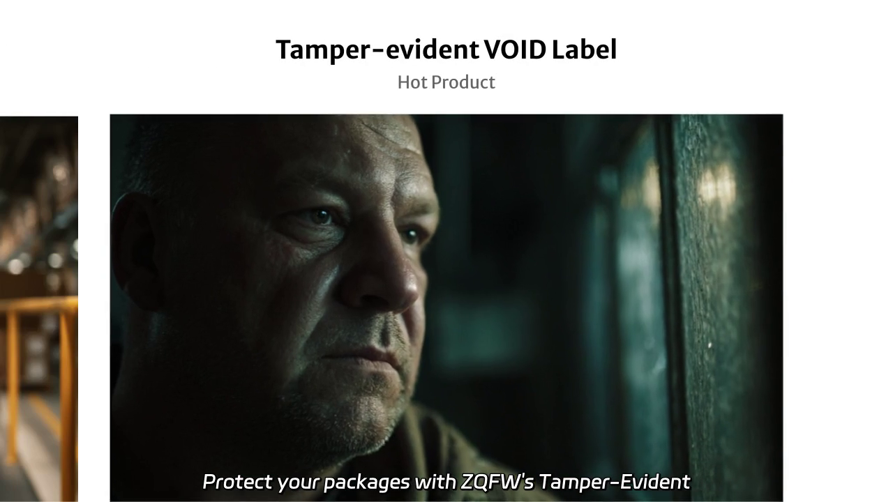 Tamper-Evident VOID Labels: Secure Your Packages with ZQFW
