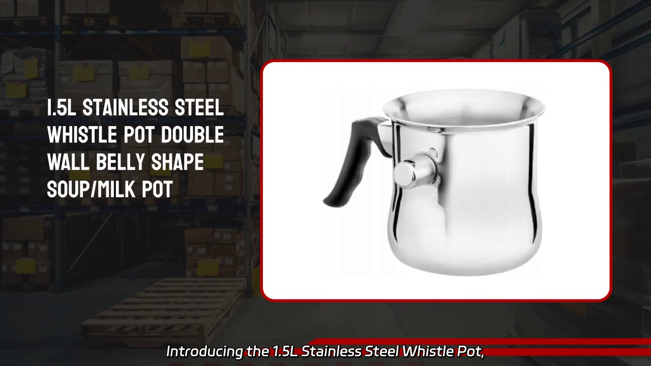 1.5L Stainless Steel Whistle Pot