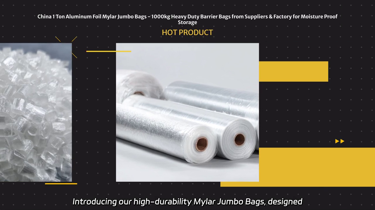 High-Durability Mylar Jumbo Bags for Industrial Storage