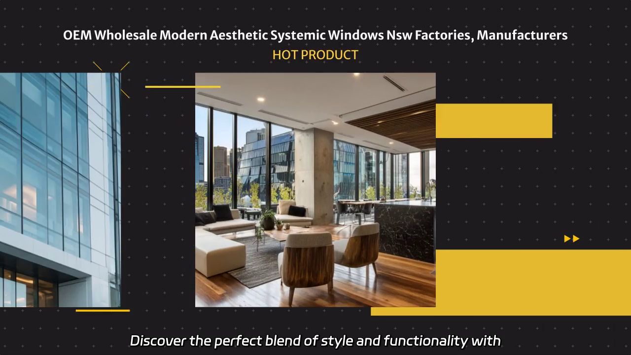 Modern Aesthetic Systemic Windows: Wholesale Solutions from NSW Factories