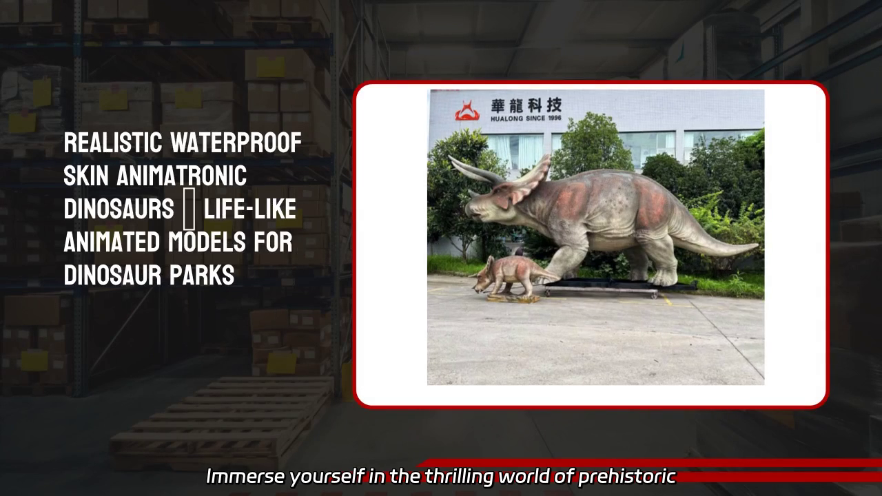Realistic Waterproof Animatronic Dinosaurs