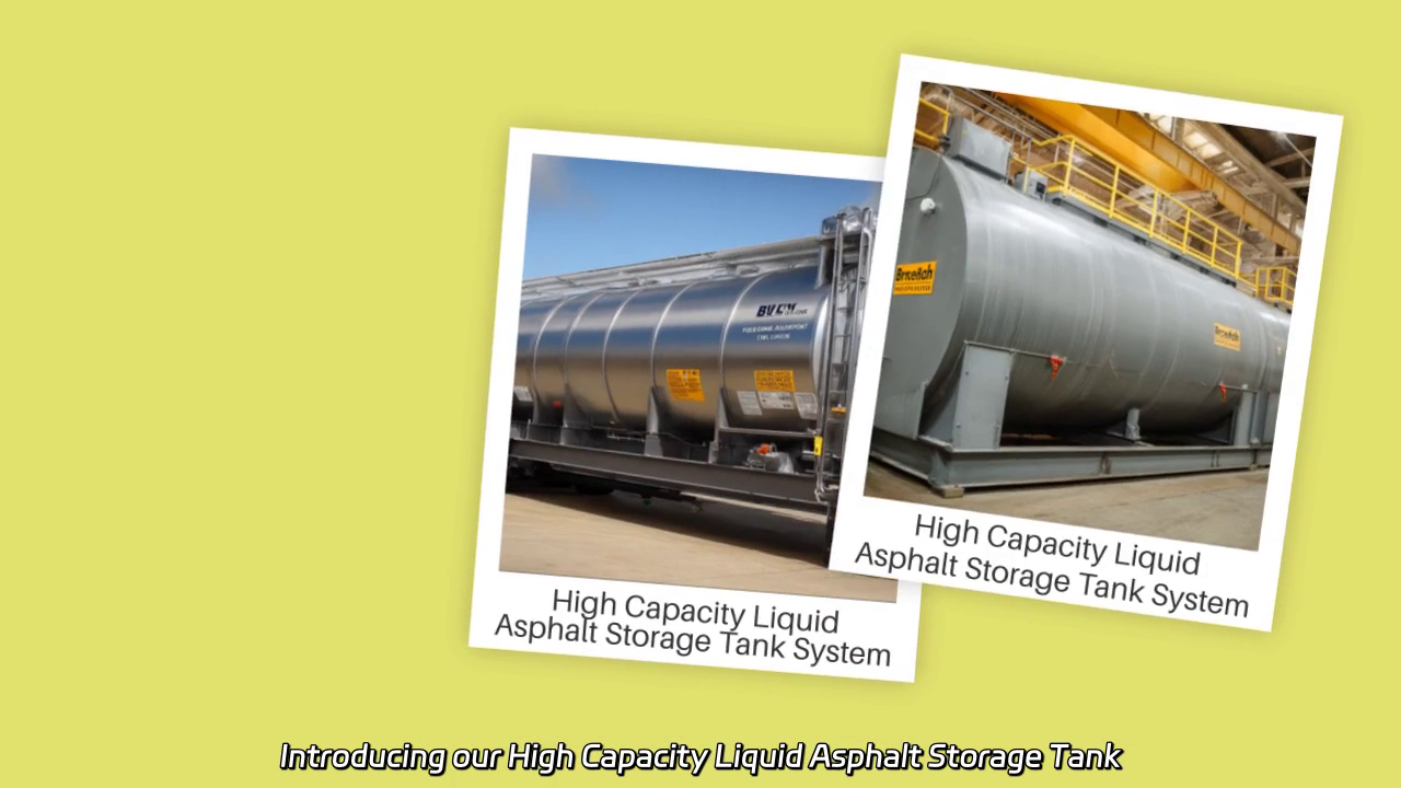 High Capacity Liquid Asphalt Storage Tank System: Efficient Storage and Heating Solution for Road Construction