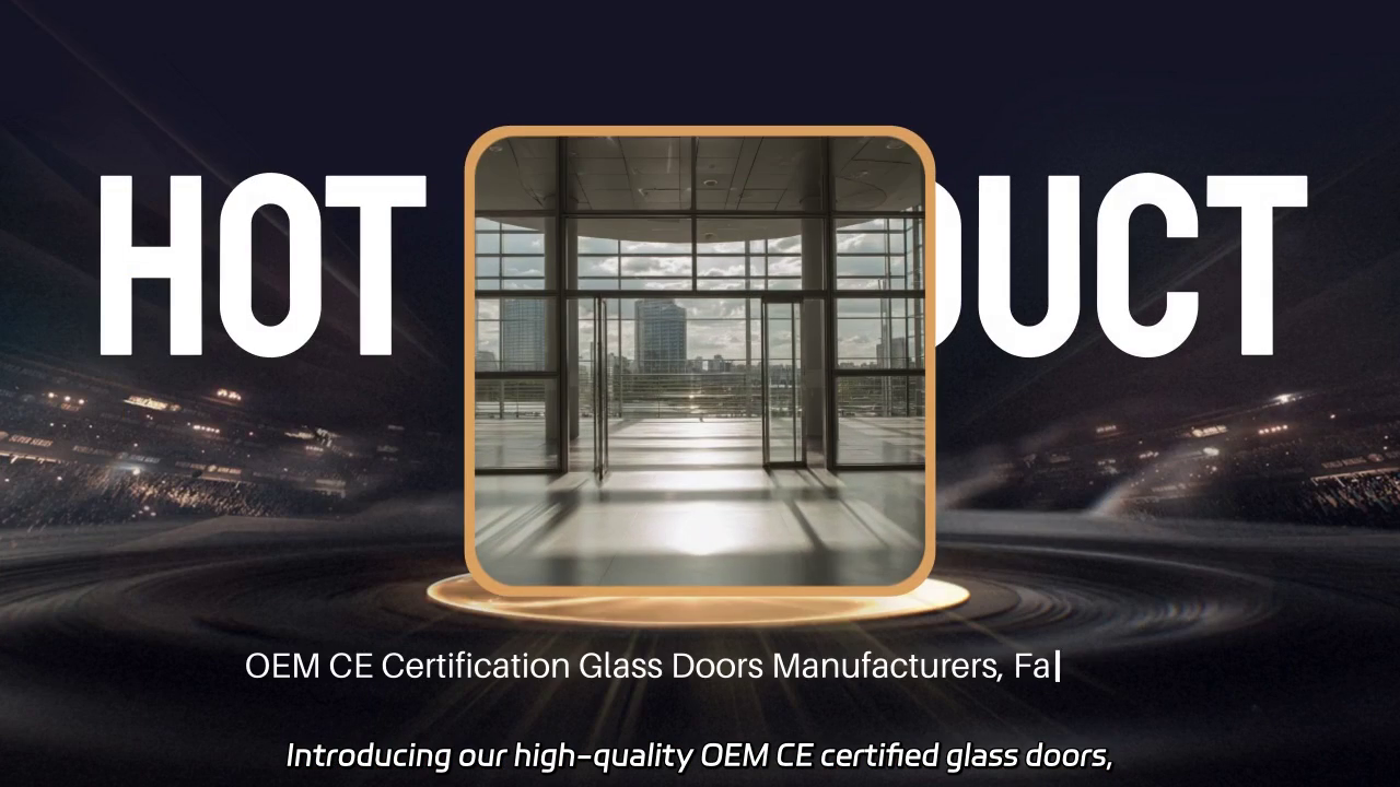 High-Quality OEM CE Certified Glass Doors