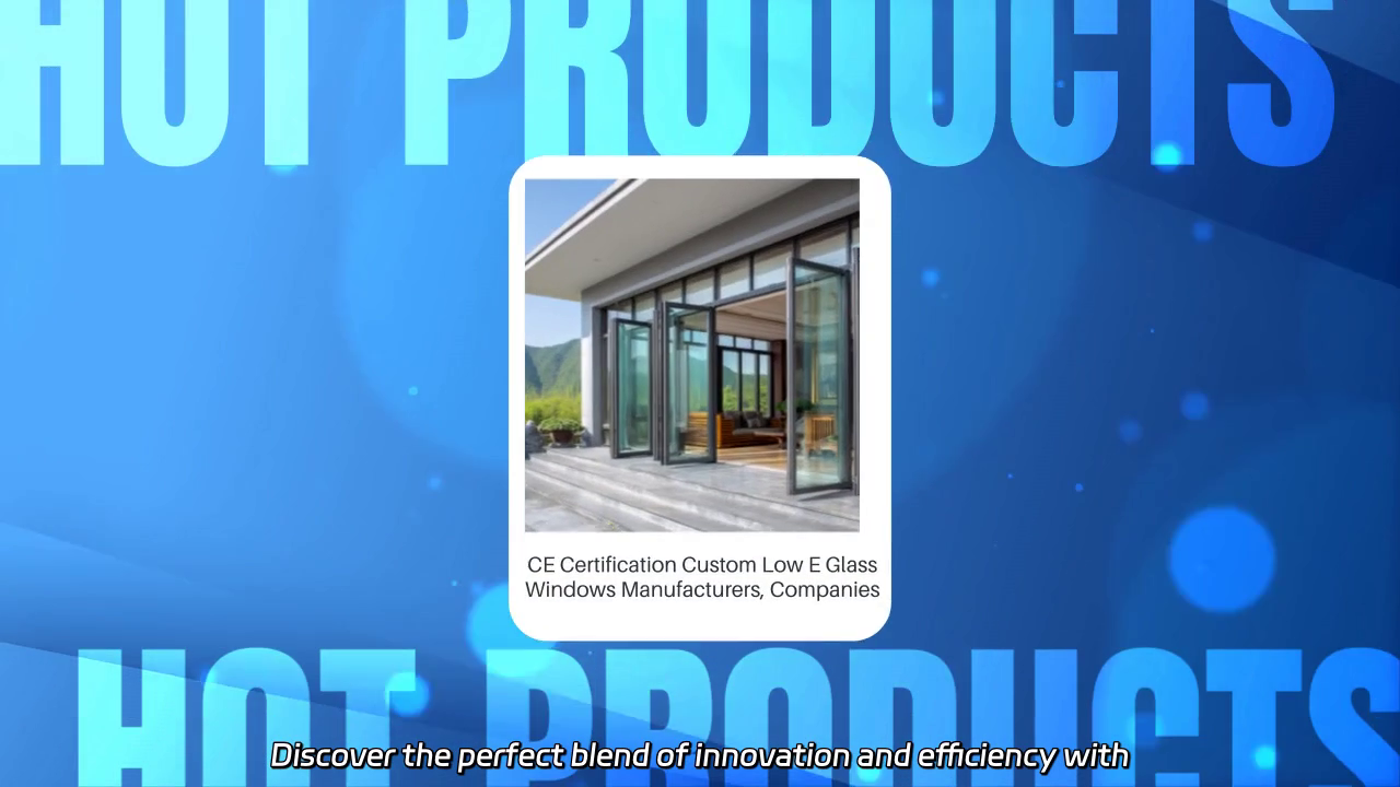 CE Certified Custom Low E Glass Windows