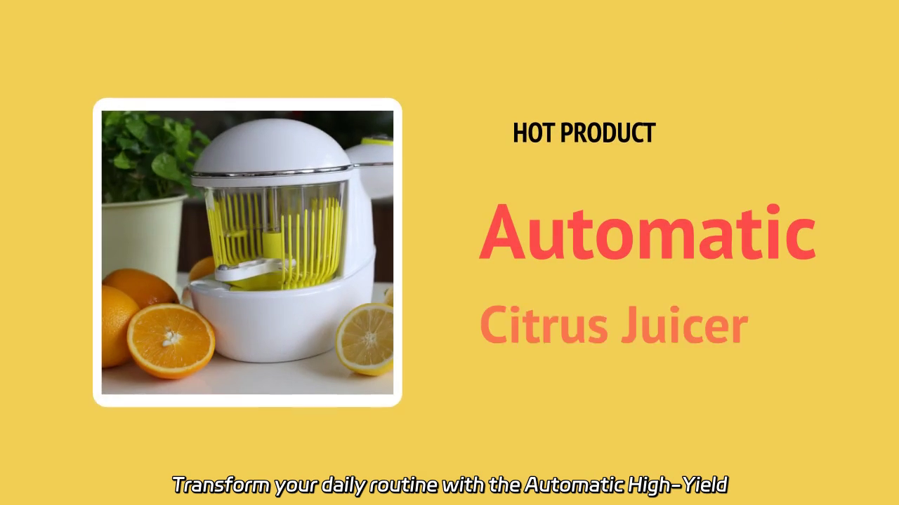 Automatic High-Yield Citrus Juicer: Easy Use & Clean for a Healthier Life