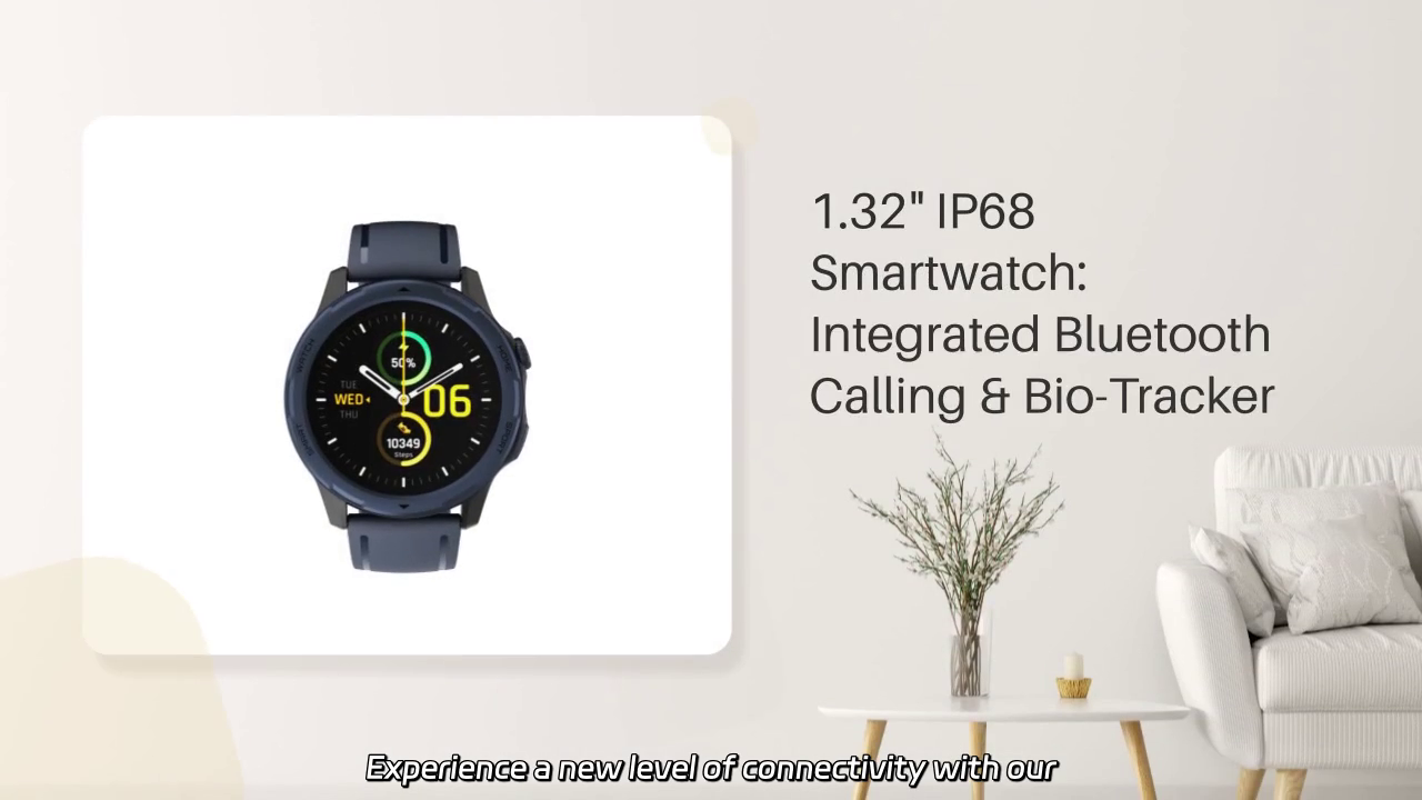 Experience Ultimate Connectivity: The IP68 Smartwatch with Bluetooth Calling & Health Tracking
