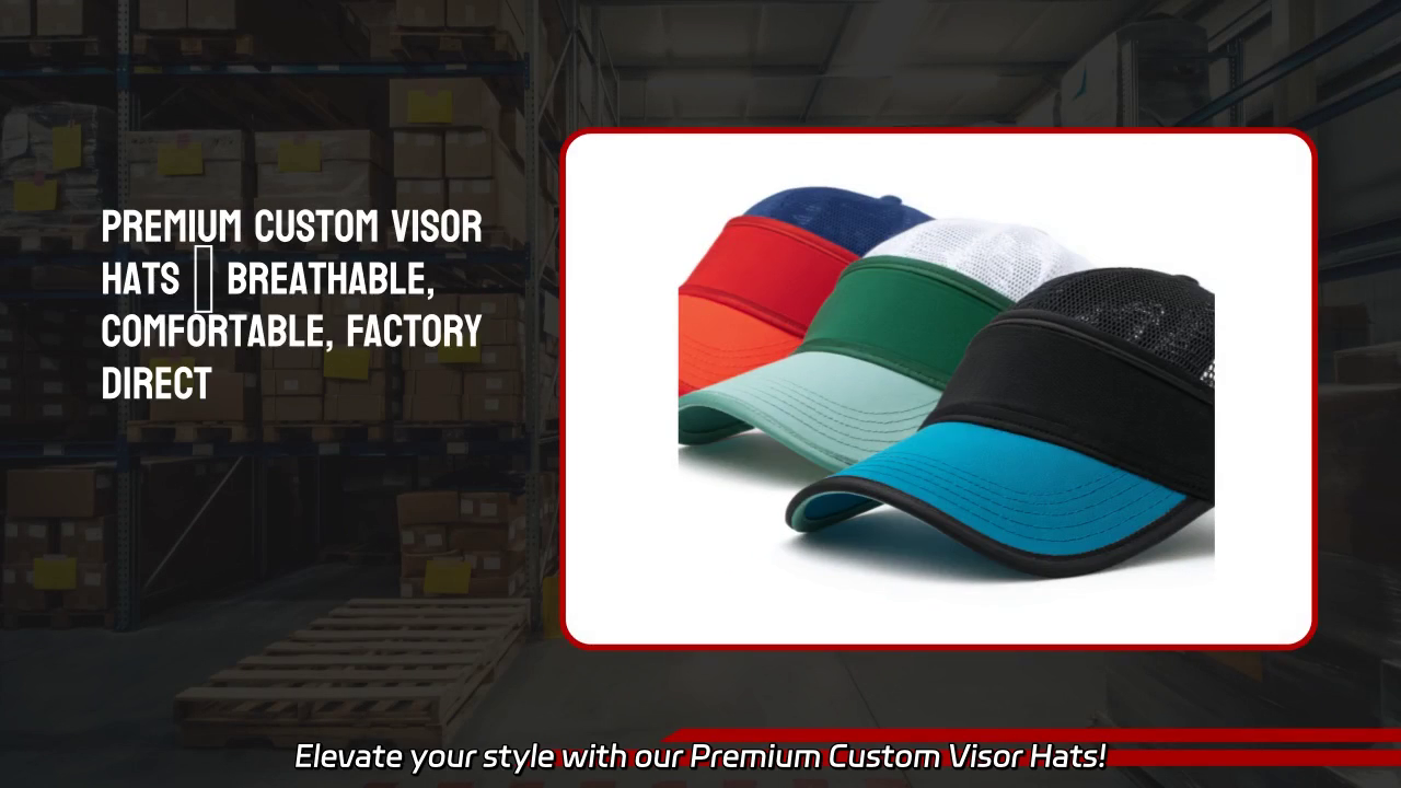 Premium Custom Visor Hats - Ultimate Comfort and Style for Every Event