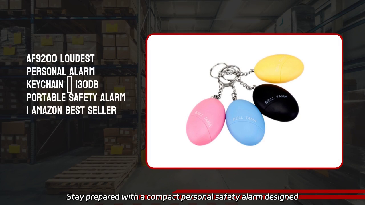 130dB Personal Safety Alarm Keychain