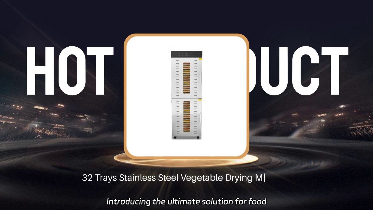 32 Trays Stainless Steel Commercial Dehydrator
