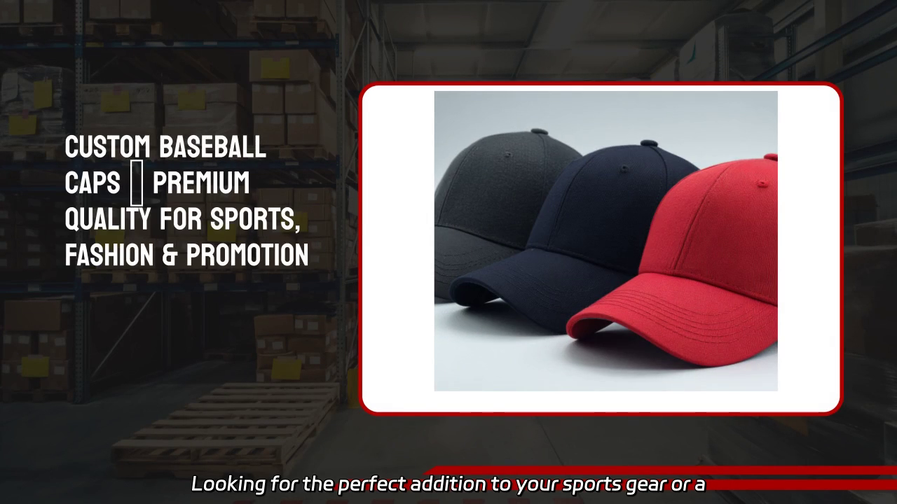 Custom Baseball Caps - Perfect for Sports