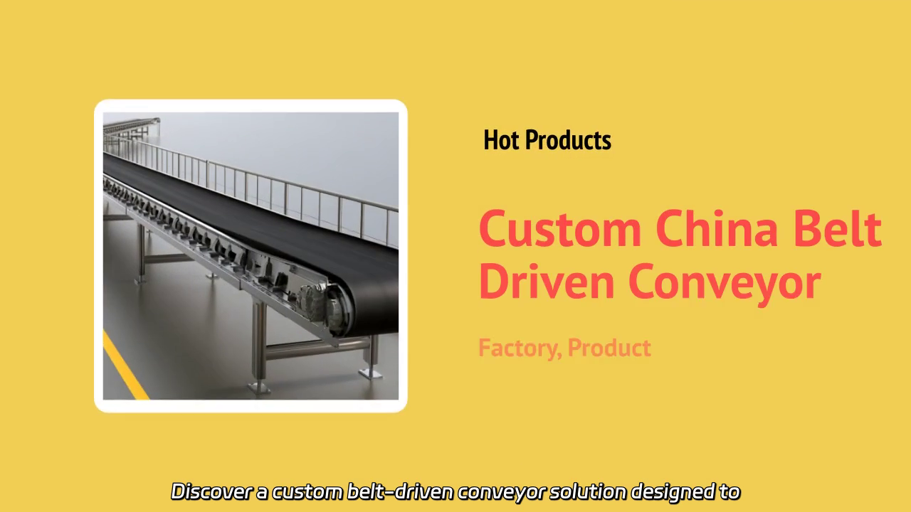 Custom China Belt Driven Conveyor Factory