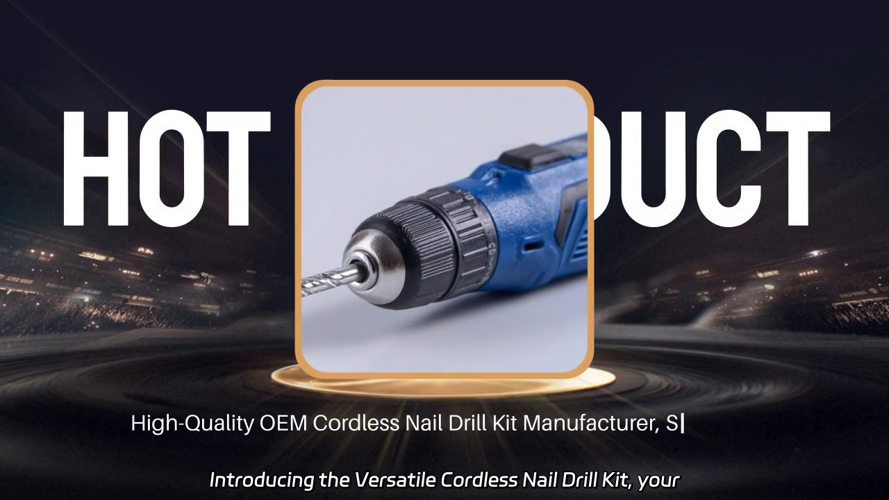 Versatile Cordless Nail Drill Kit for Professional and Home Use