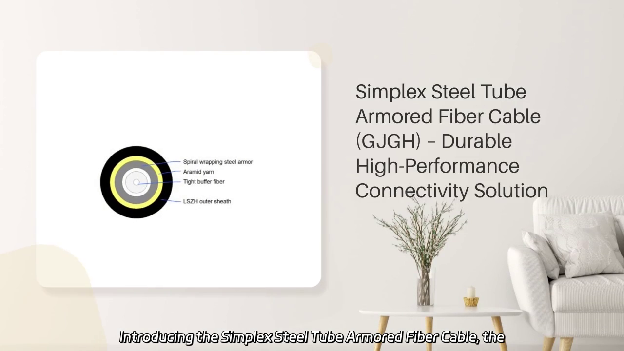 Simplex Steel Tube Armored Fiber Cable: Reliable Indoor Wiring Solution for Buildings