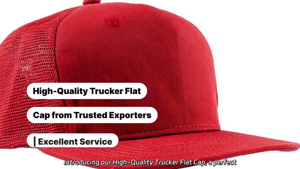 High-Quality Trucker Flat Cap