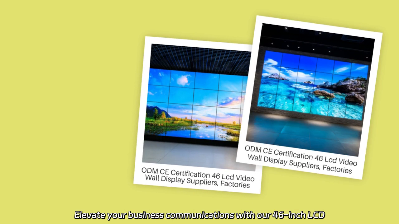 46-Inch LCD Video Wall Display: ODM CE Certified Solutions for Your Business