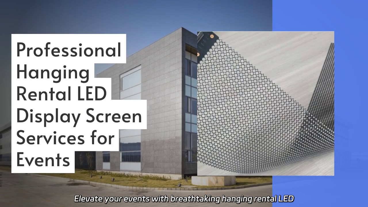 Elevate Your Event with Stunning Hanging Rental LED Display Screens