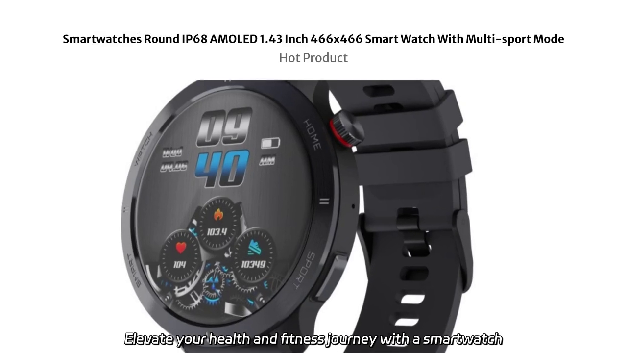 Ultimate Health & Fitness Smartwatch: Track Your Workout with 1.43" AMOLED Display
