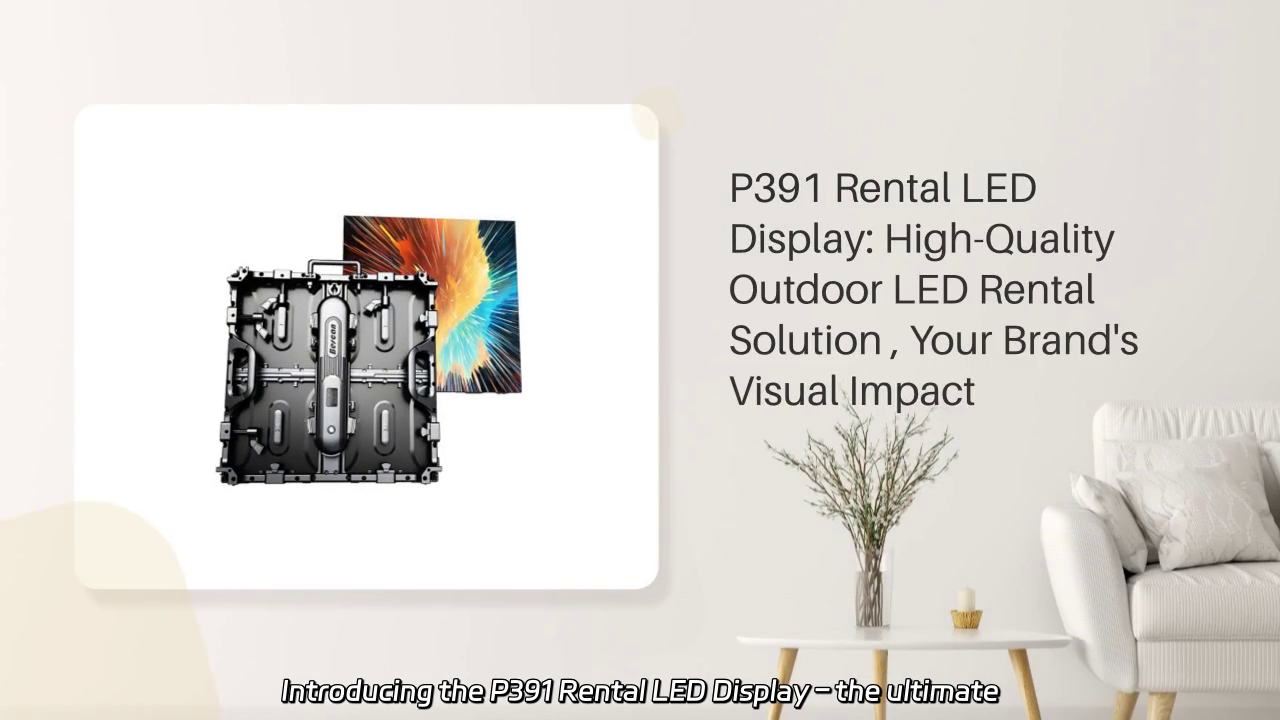 P391 Rental LED Display: Elevate Your Event Experience