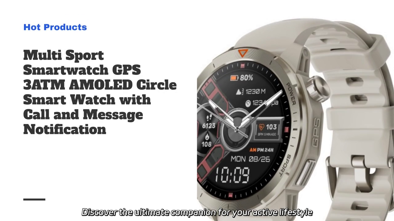 Ultimate Multi-Sport GPS Smartwatch with AMOLED Display