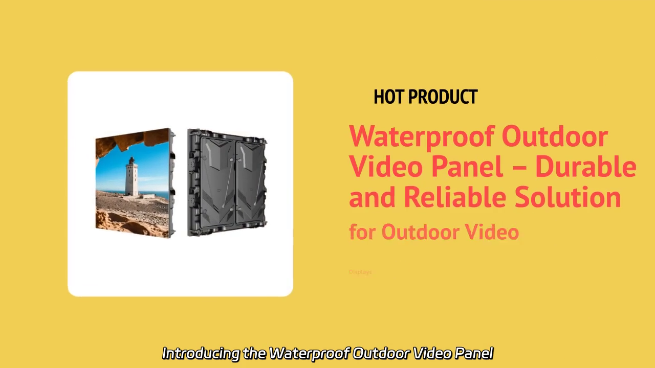 Waterproof Outdoor Video Panel - Unmatched Durability and Stunning Visuals for Any Weather