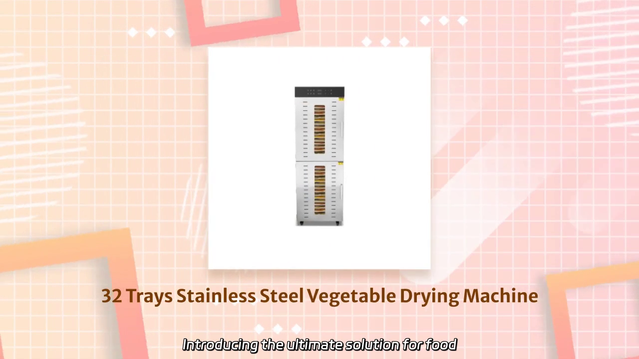 32 Trays Stainless Steel Commercial Food Dehydrator