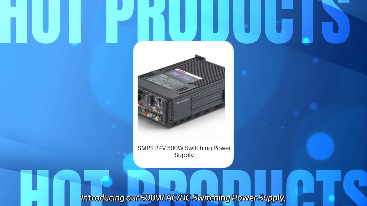 500W AC/DC Switching Power Supply for Industrial and Robotics Applications