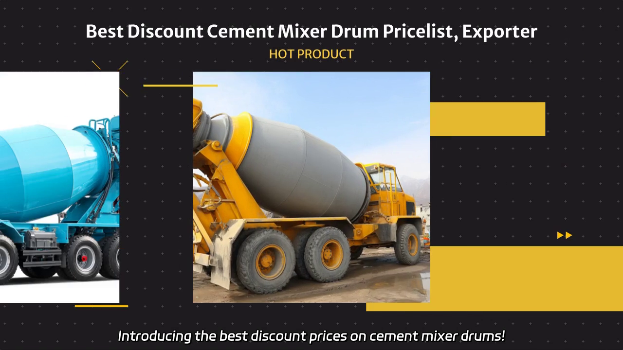 Best Discount Cement Mixer Drum Prices