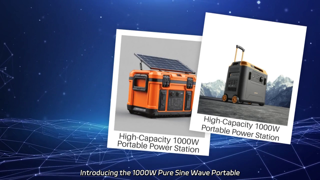 High-Capacity 1000W Portable Power Station: Power Your Adventures Anytime
