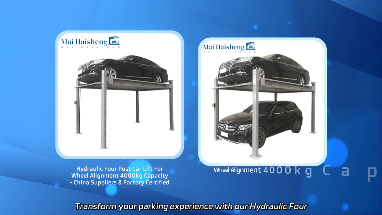 Hydraulic Four Post Car Lift for Efficient Parking Solutions