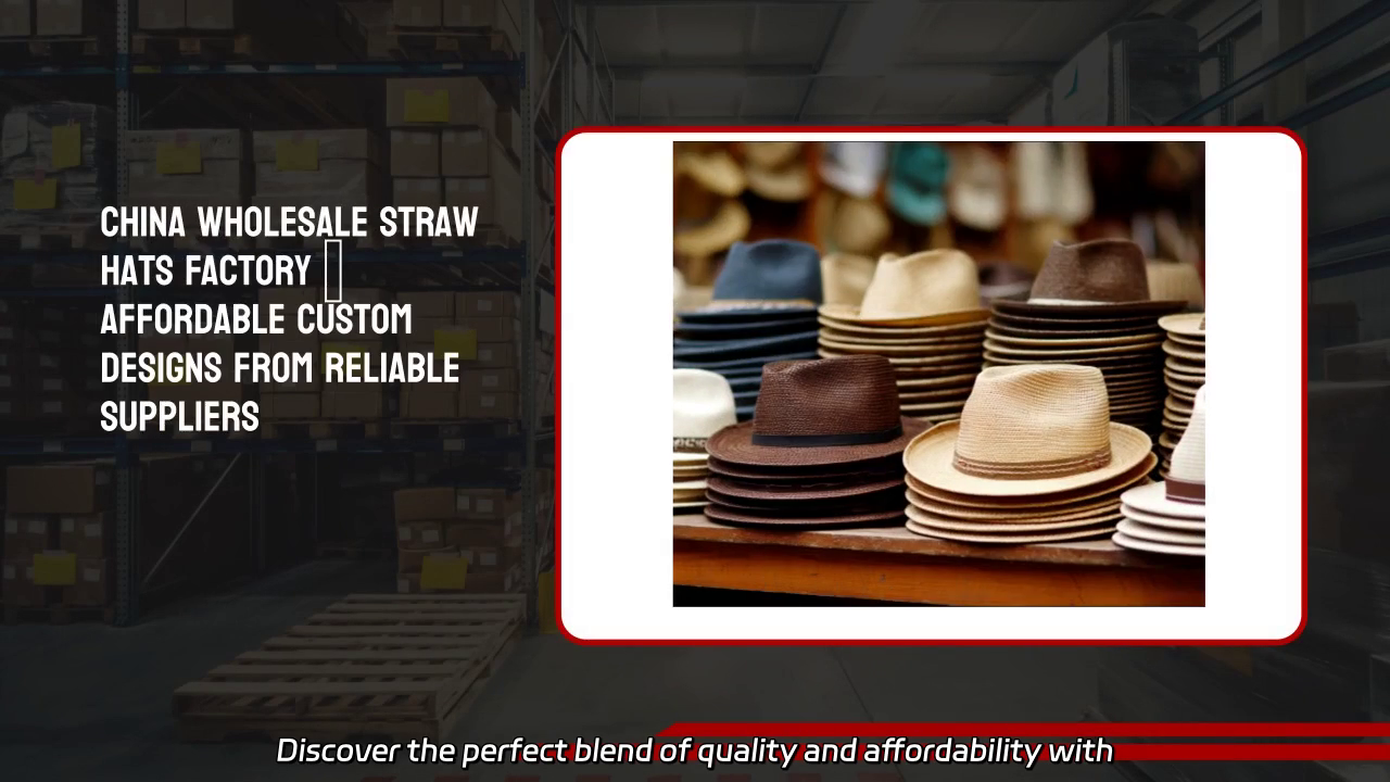 Affordable Custom Straw Hats from China's Leading Supplier