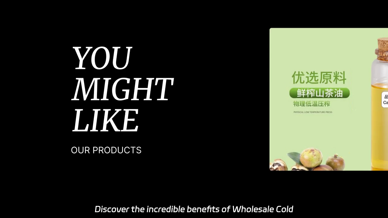 Wholesale Cold Pressed Camellia Japonica Seed Oil