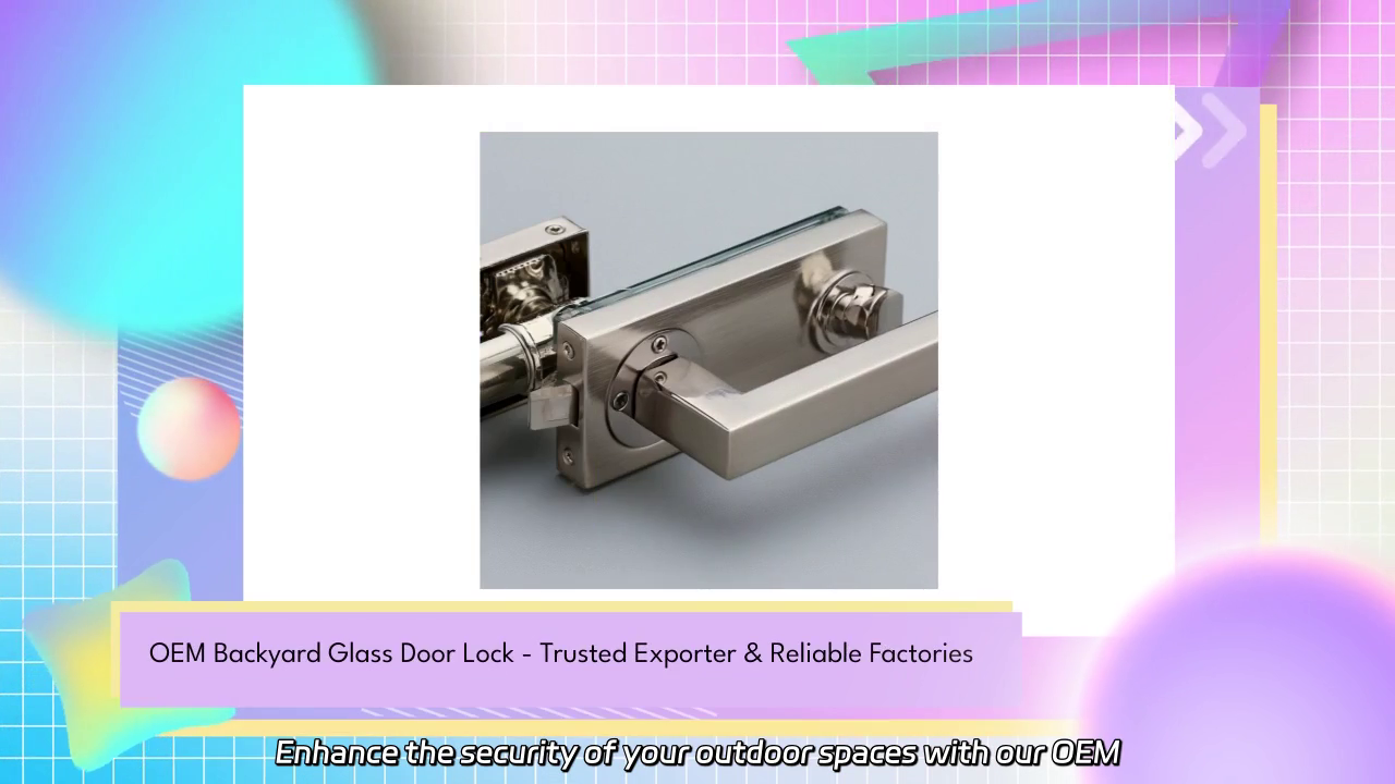 OEM Backyard Glass Door Lock - Secure Your Space with Trusted Solutions