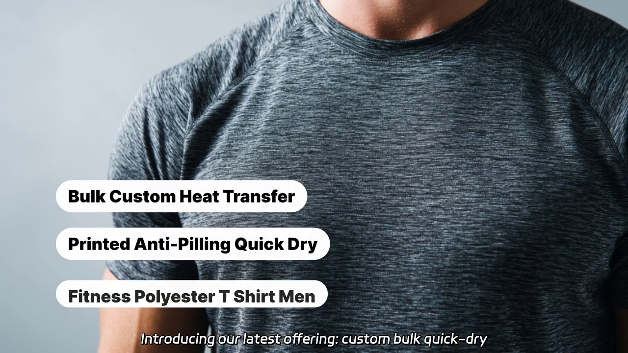 Bulk Custom Quick-Dry Fitness T-Shirts for Men