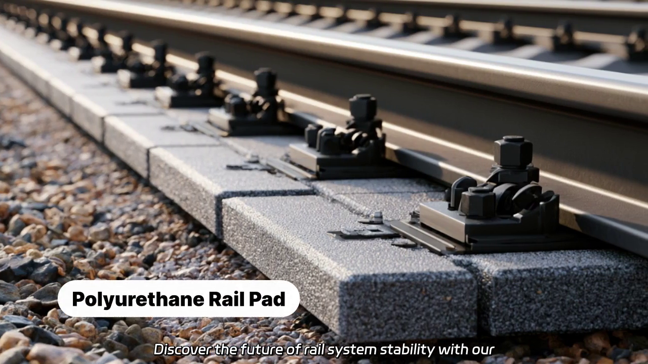 Enhanced Durability and Performance: Polyurethane Rail Pad Solutions