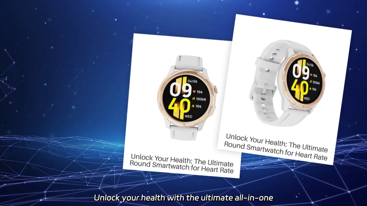 Unlock Your Health: The All-in-One Round Smartwatch for Active Lifestyles