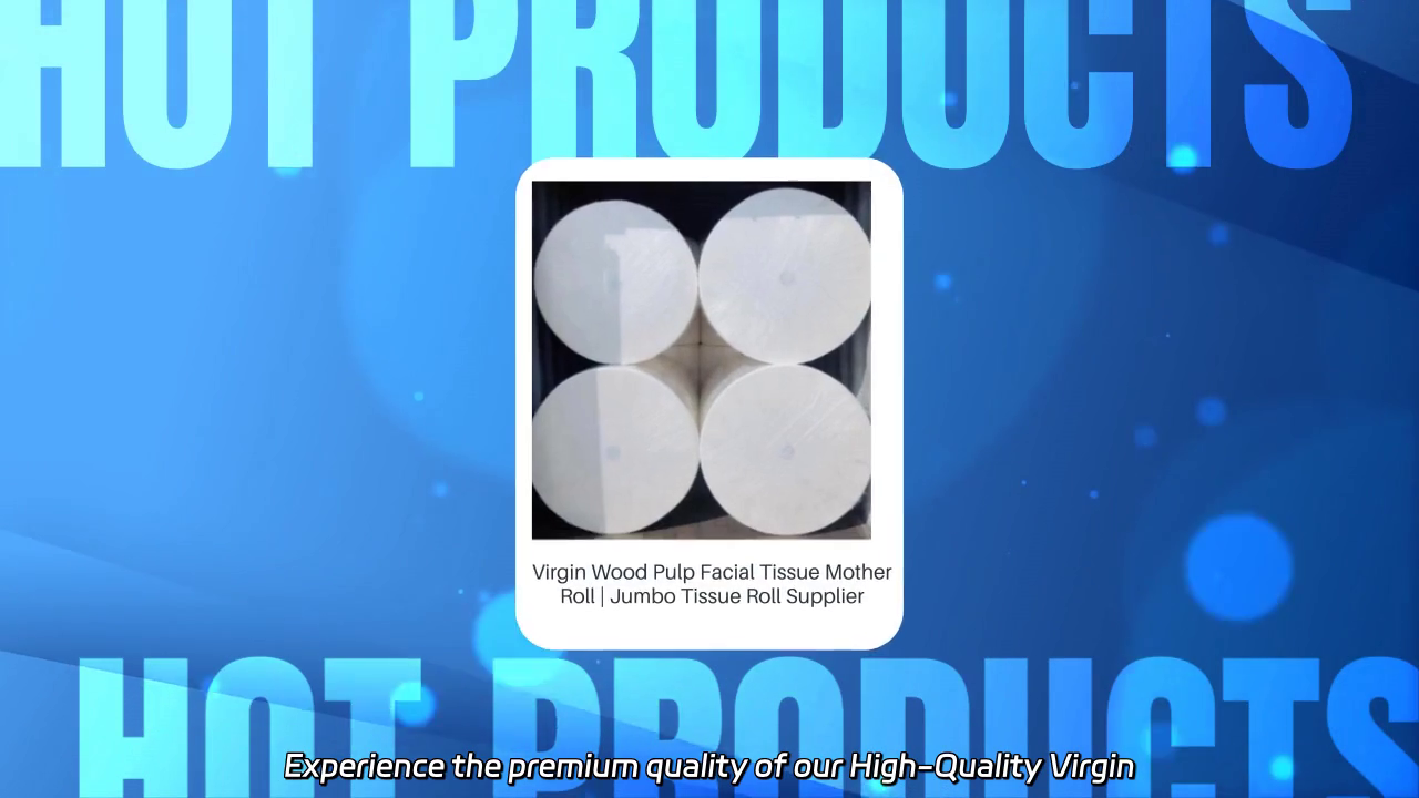 High-Quality Virgin Wood Pulp Jumbo Facial Tissue Roll