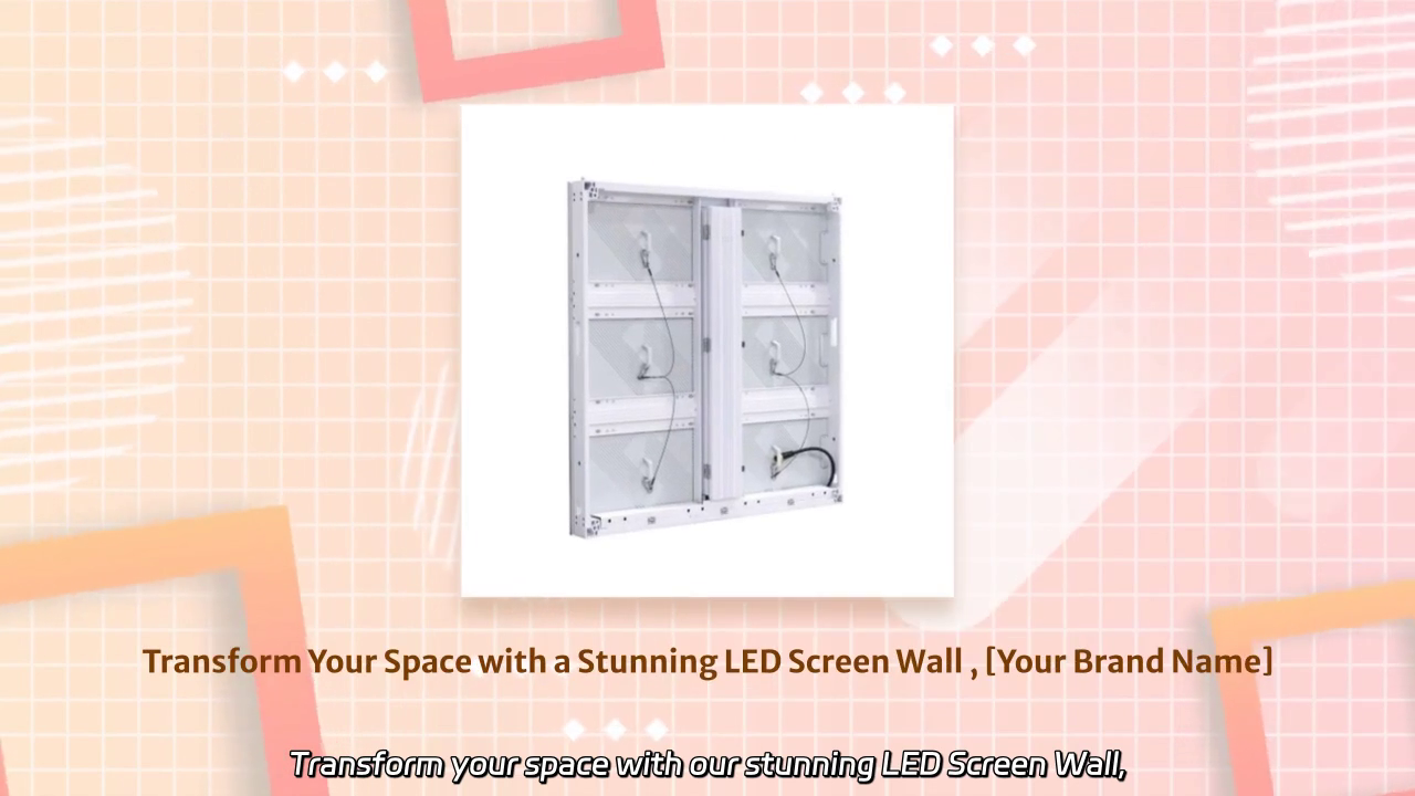 Transform Your Space with a Stunning LED Screen Wall
