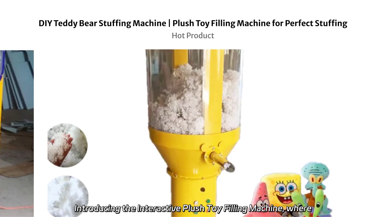 Interactive Plush Toy Filling Machine for Kids