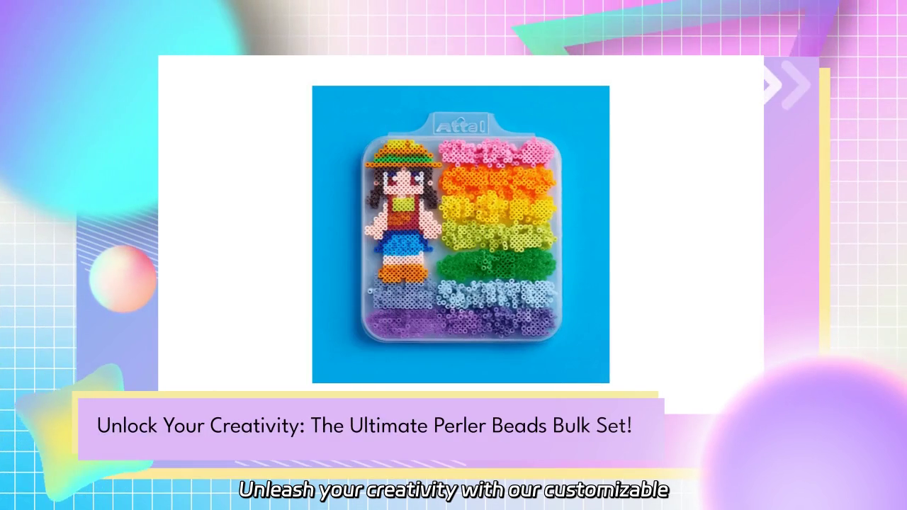 Unleash Your Imagination with Our Customizable Perler Beads Bulk Set