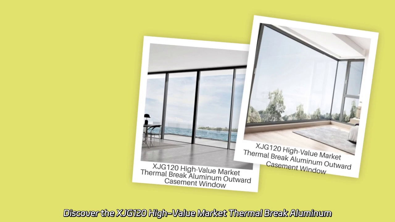 XJG120 High-Value Market Thermal Break Aluminum Outward Casement Window Features