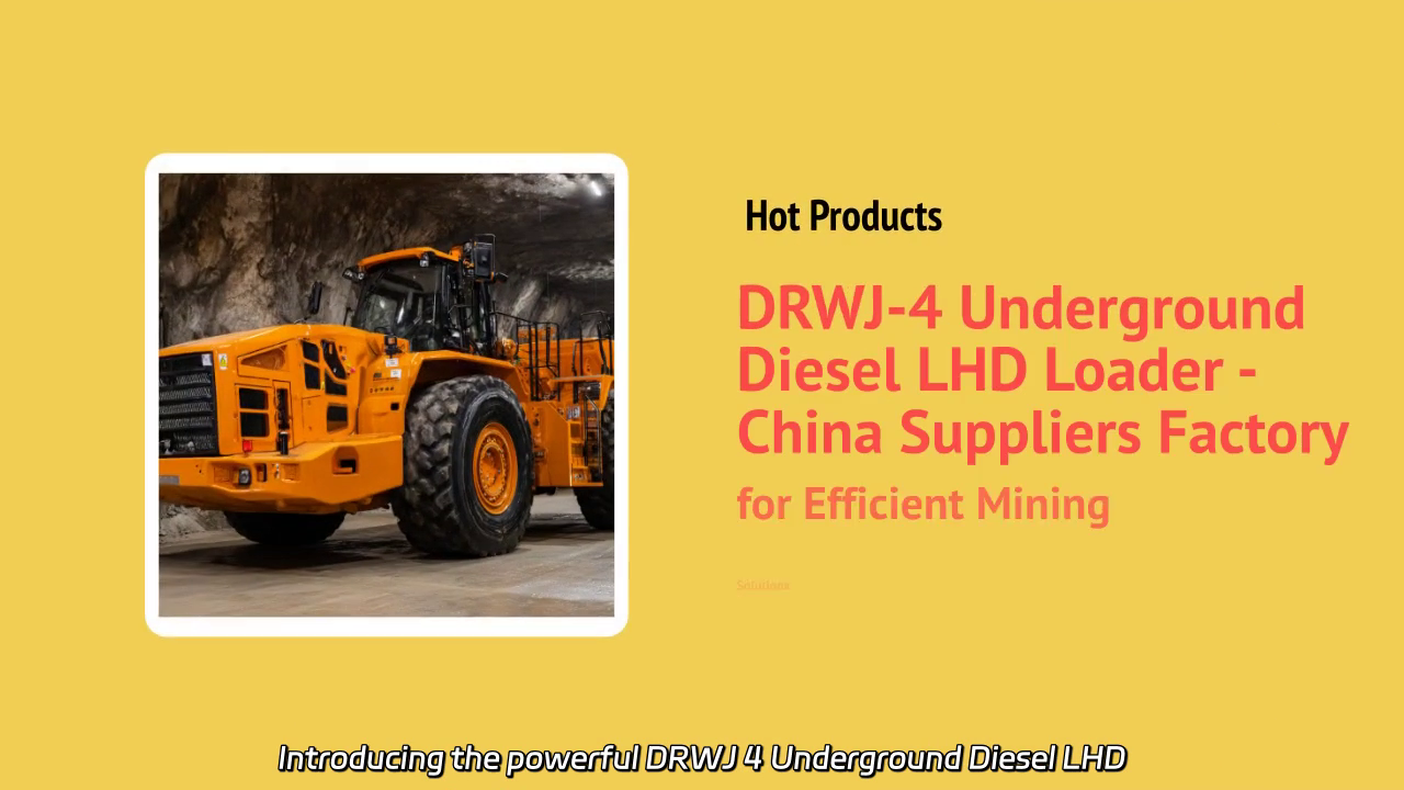 DRWJ-4 Underground Diesel LHD Loader