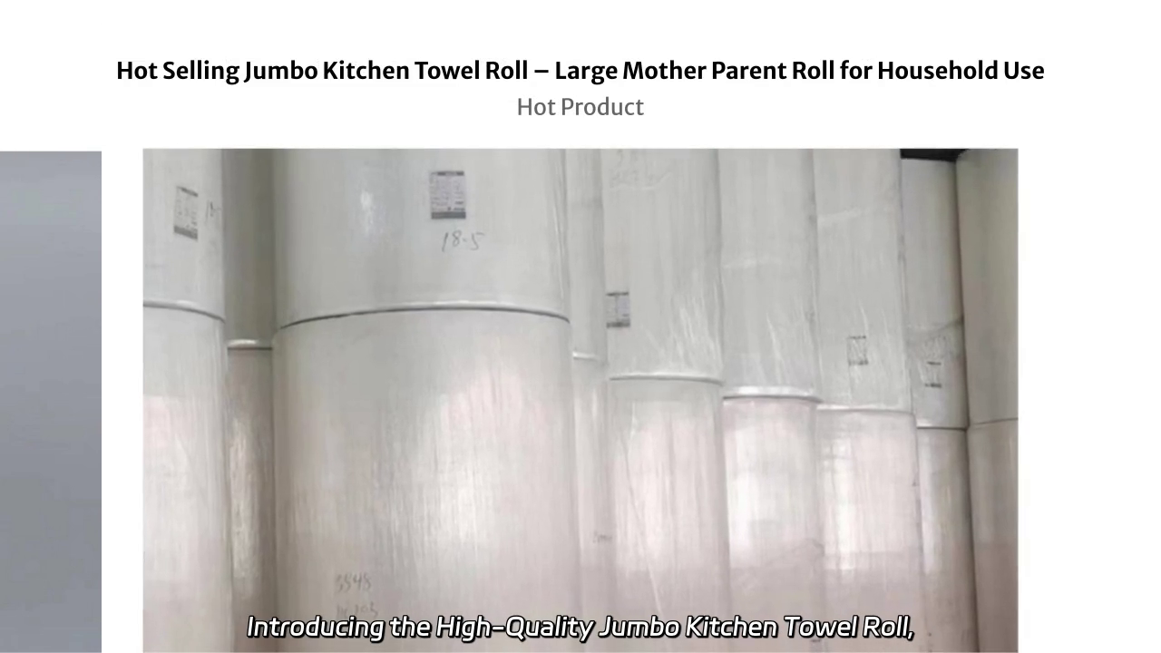 High-Quality Jumbo Kitchen Towel Roll for Cleaning