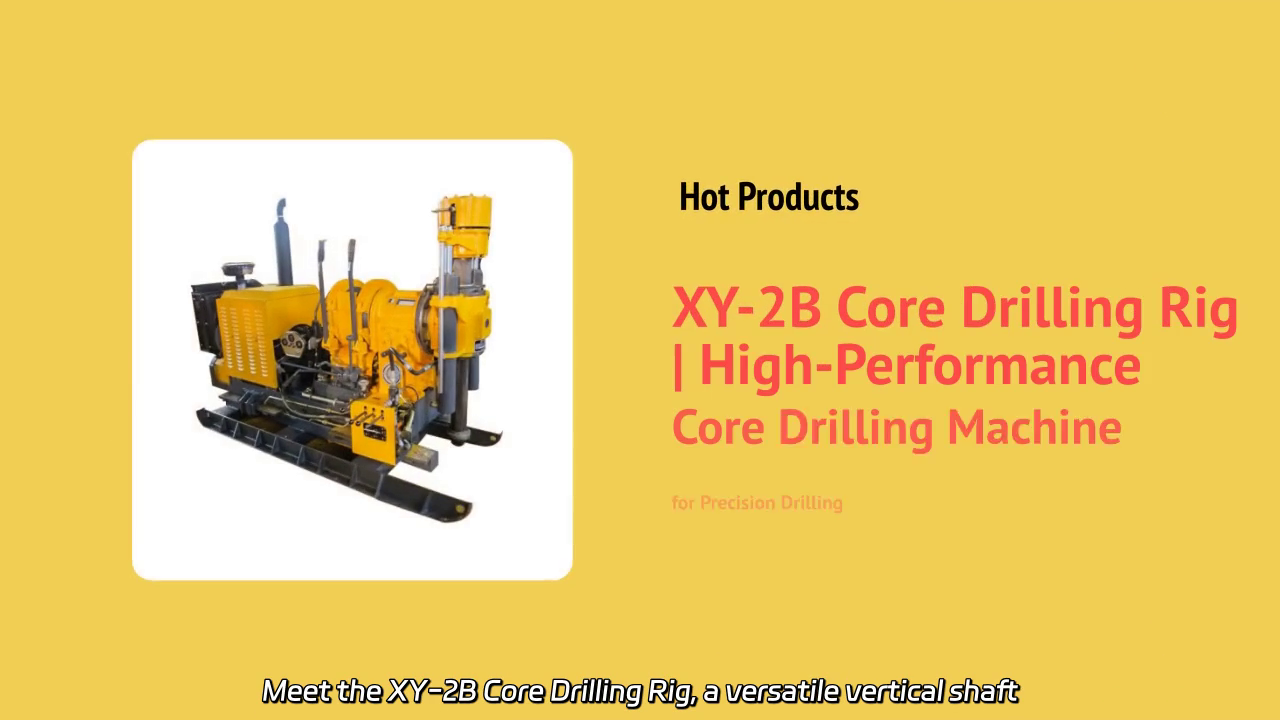 XY-2B Core Drilling Rig for Diamond and Carbide Bit Drilling