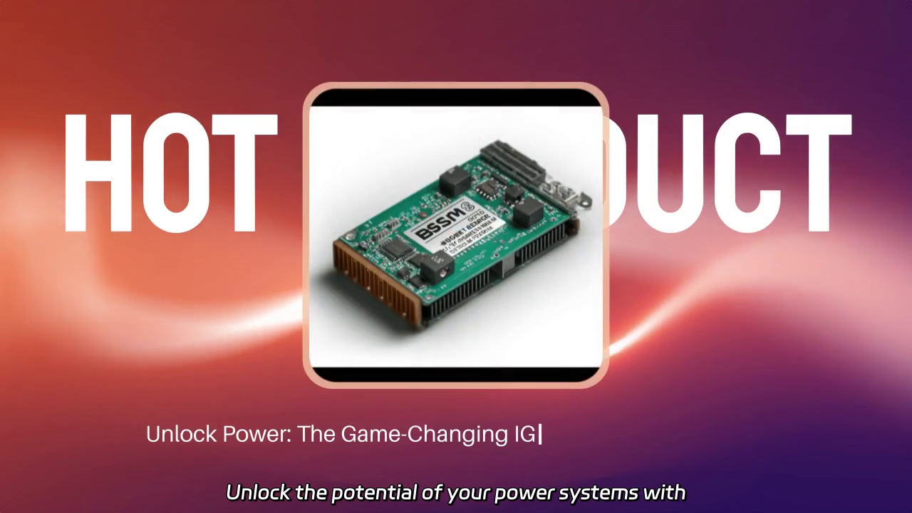 Unlock the Power of Efficient Switching: Discover High-Performance IGBT Modules!