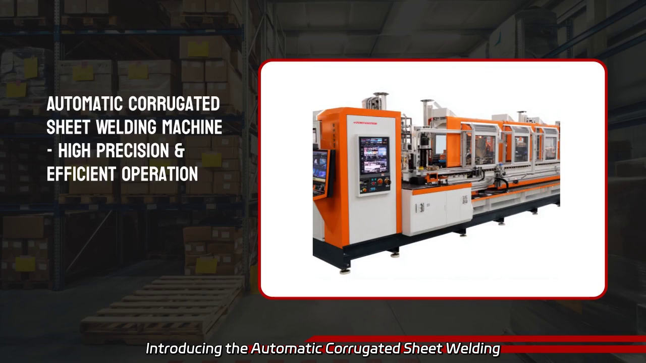 Automatic Corrugated Sheet Welding Machine - Precision Welding for Metal Industries