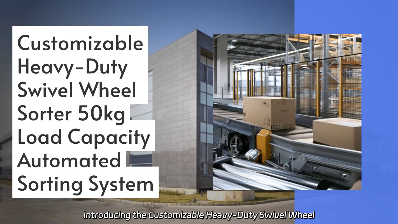 Customizable Heavy-Duty Swivel Wheel Sorter: High-Speed Automated Sorting System for 50kg Loads