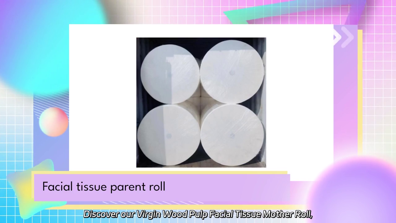 Virgin Wood Pulp Facial Tissue Mother Roll