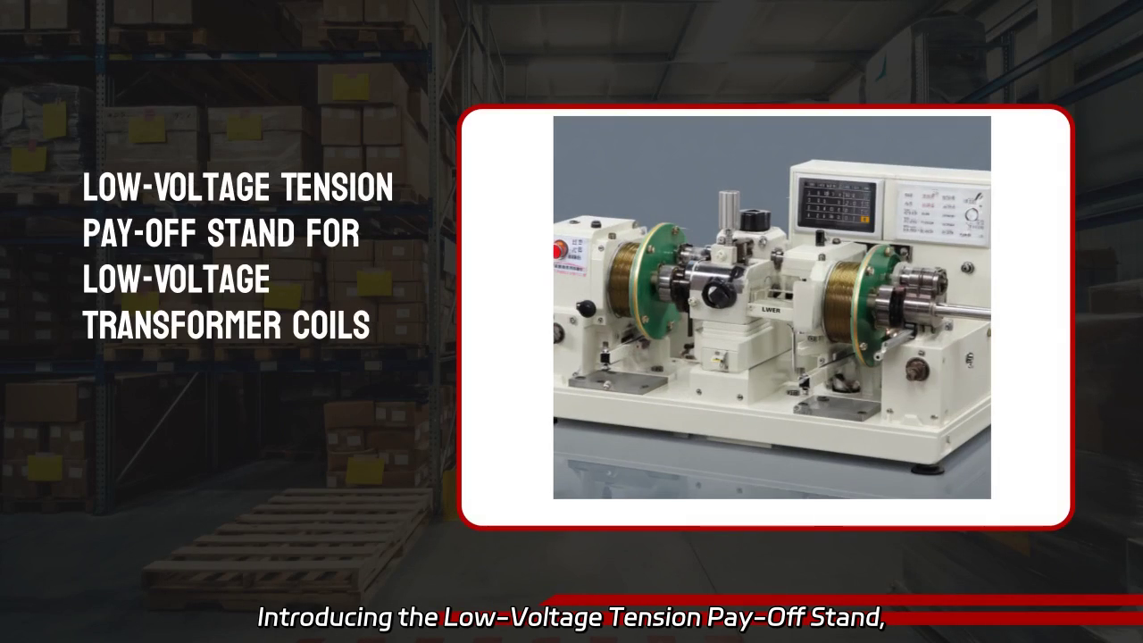 Low-Voltage Tension Pay-Off Stand for Precise Winding Control